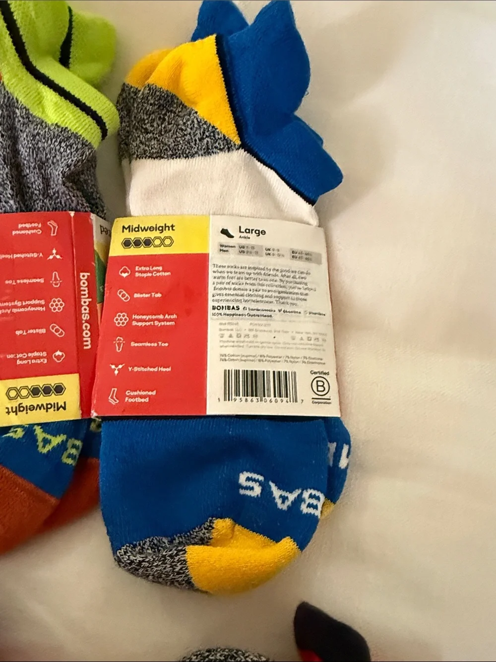 Rare HTF Bombas x Disney socks set 4.
